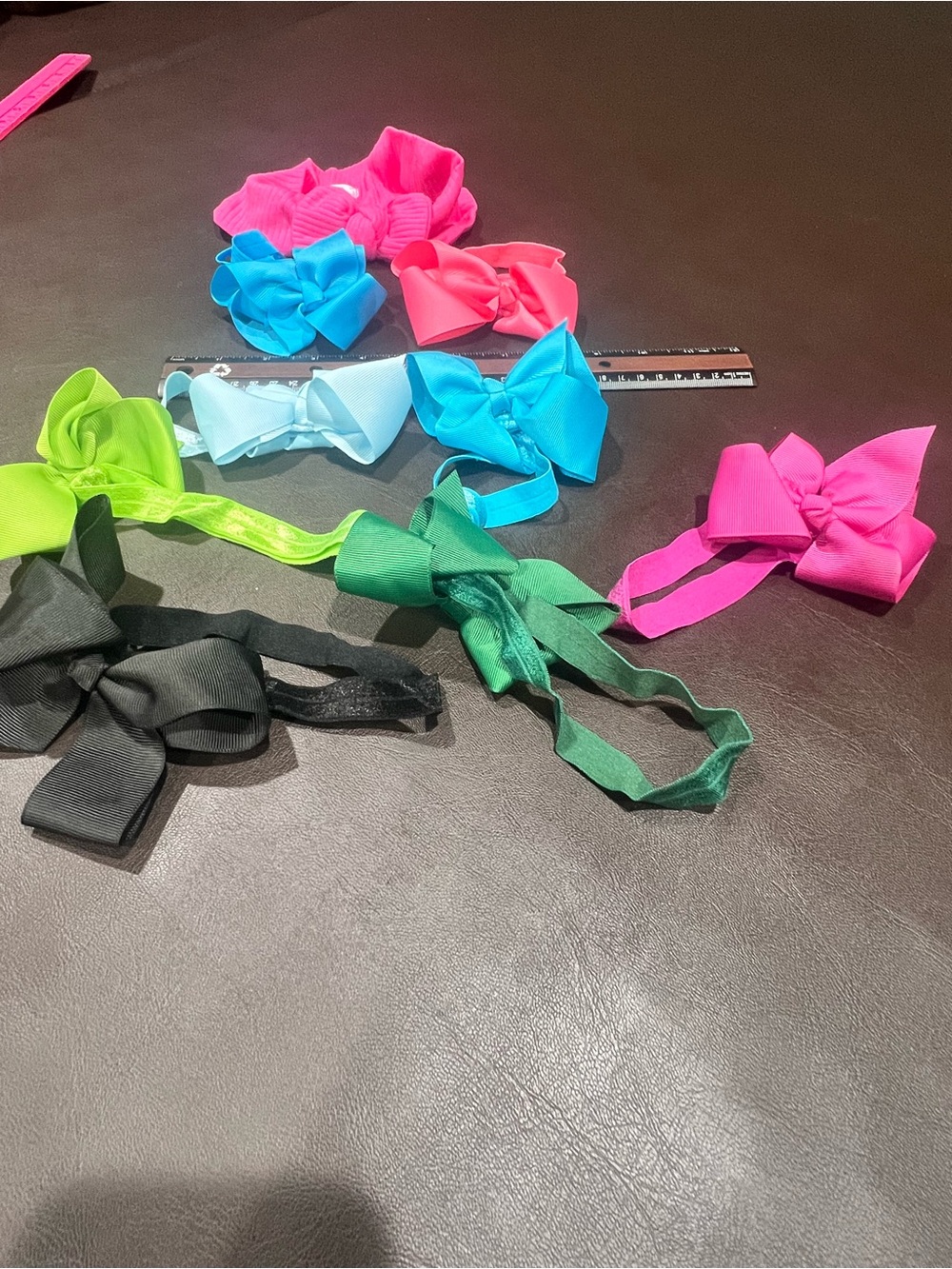 Multi-colored bow headbands - Picture 7 of 8